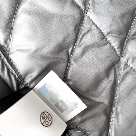 The North Face Thermoball Trekker Puffer Jacket Gray Blue Zip Up - Picture 9 of 12